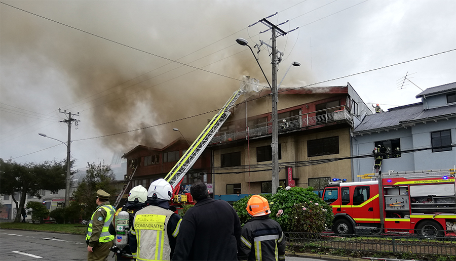 Millonarias perdidas deja Incendio en centro de Puerto Montt