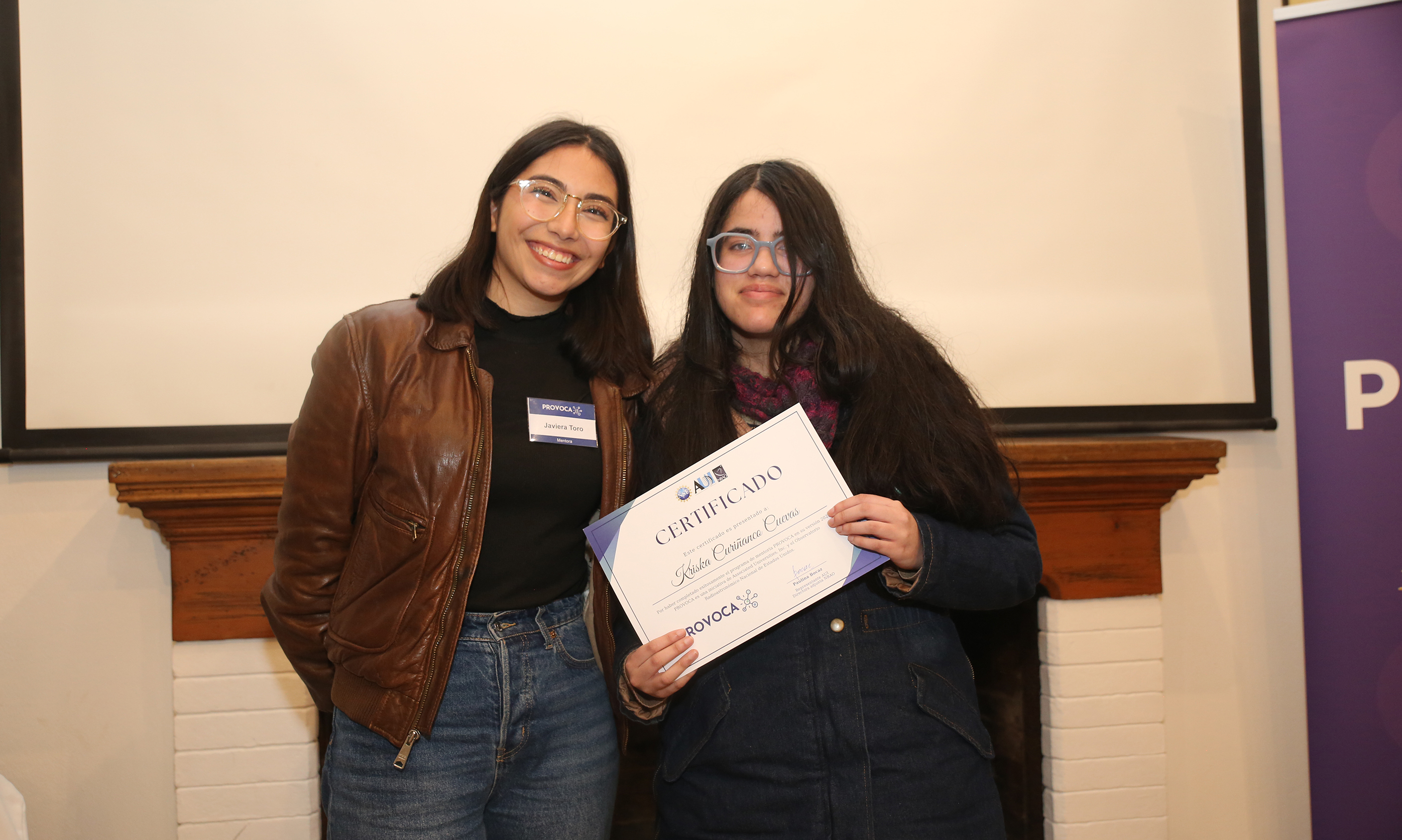 Kriska Curiñanco, estudiante graduada del programa de mentoría PROVOCA: "Decidí que iba a acercarme a la astronomía sin que mi trastorno del espectro autista fuera límite"