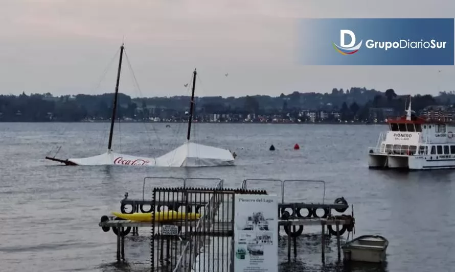 Se hunde el Capitán Haase, tradicional velero de Puerto Varas