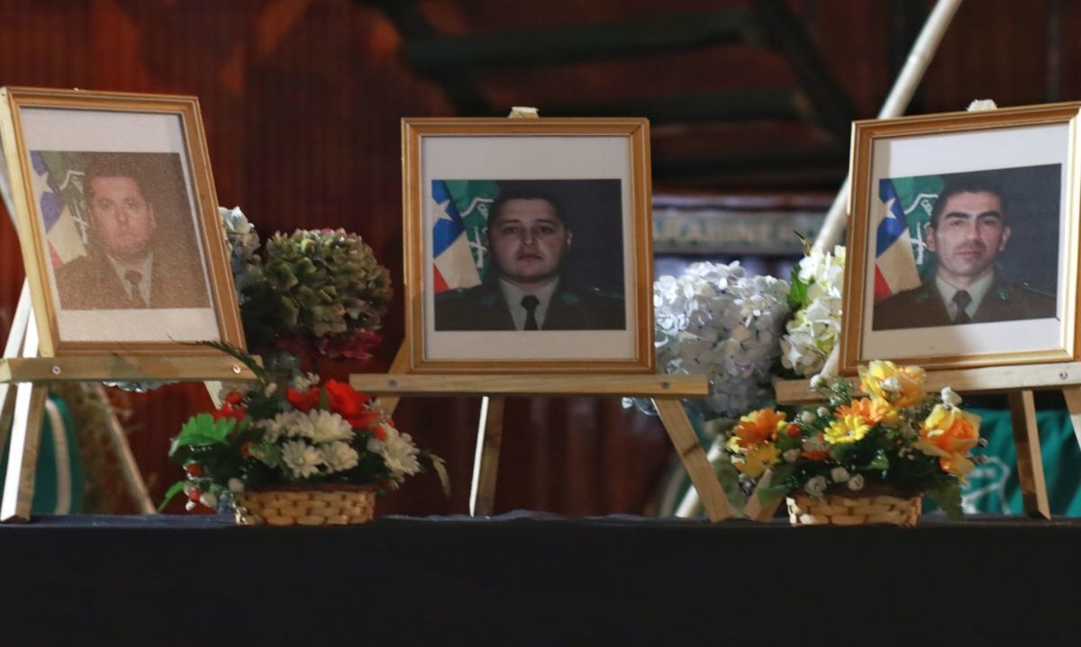 Siguen los homenajes a los 3 carabineros asesinados y los llamados a enfrentar la inseguridad