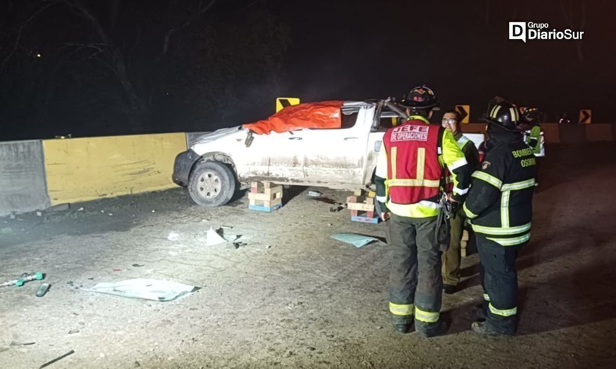 Tragedia en Puerto Octay: accidente deja dos fallecidos