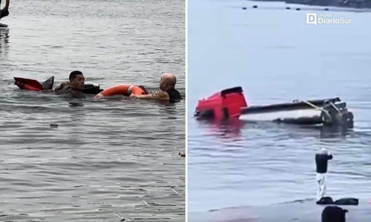 Carabinero héroe rescató a camionero que cayó al mar: “Una y mil veces lo vuelvo a hacer”